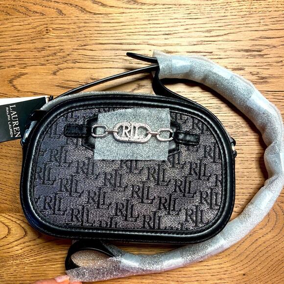 NWT Ralph Lauren Monogram Mini Crossbody Bag - Picture 5 of 6